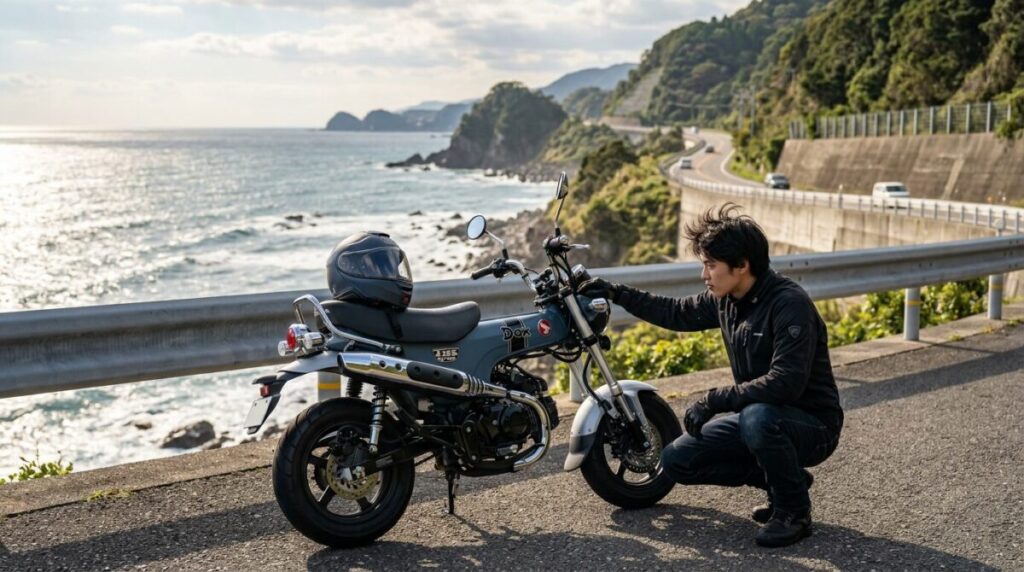 ダックス125後悔ゼロのカスタム術！積載を増やして快適に乗る法