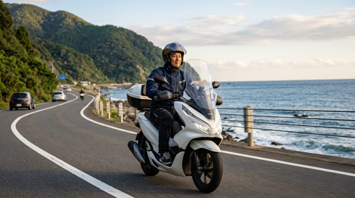 PCX160最高速と実力!高速道路が怖い欠点はロングスクリーンで克服!