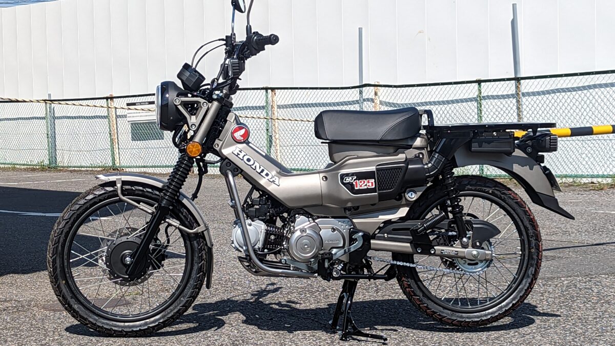 ハンターカブCT125の最高速は何キロ出る？ツーリング仕様で欠点を克服